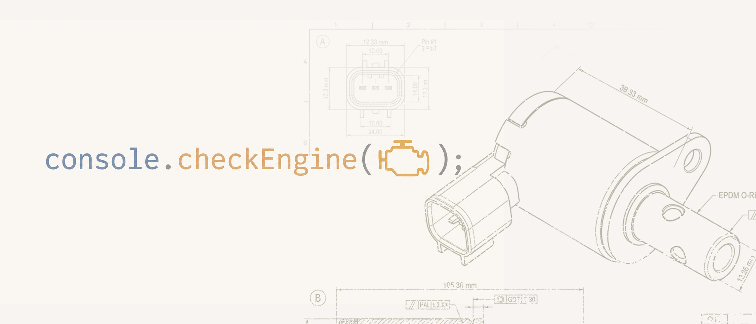 Cover image for My Car Had a Check Engine Light. My Code Has console.log().